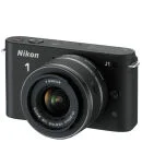 Nikon 1 J1 Compact System Camera with 10-30mm Lens Kit - Black (10.1MP) 3 Inch LCD Refurbished