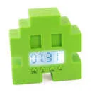 Retro Arcade Space Alien Alarm Clock