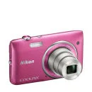 Nikon Coolpix S3500 Compact Digital Camera - Pink (20MP, 7x Optical Zoom, 2.7 Inch LCD) - Grade A Refurb