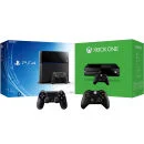 The Best of Both Worlds bundle - PS4: New Sony PlayStation 4 Console & Xbox One (Without Kinect) + 2 Extra Controllers