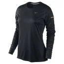 Nike Women's Miler Long Sleeve Running T-Shirt - Black
