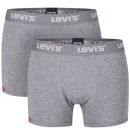 Levi's Men's Boxer Shorts 2-Pack - Grey Marl