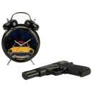 Alarm Clock: Shoot the Clock with Gun Remote