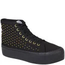 Vans Sk8-Hi Platform Studded Trainers - Black/True White