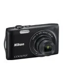 Nikon Coolpix S3300 Compact Digital Camera - Black (16MP, 6x Optical Zoom, 2.7 Inch LCD) - Grade A Refurb