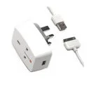 Griffin PowerBlock Plus USB Charger & Socket for iPad, iPhone & iPod (GA23112)
