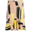 Vero Moda Women's Kira Scuba Print Skirt - Tropical Peach