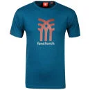 Fenchurch men's Jersey Icon T-Shirt - Pacific Blue/Ketchup Red/Paloma Grey