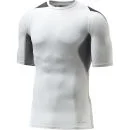 adidas Men's Tech Fit Cool Short Sleeve Compression Top - White