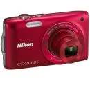 Nikon Coolpix S3200 - Red (16 MP, 6 x Optical Zoom, 2.7 Inch LCD) - Grade A Refurb