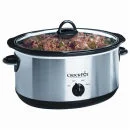 Crock-Pot® SCV655-IUK Slow Cooker - Brushed Chrome - 6.5L