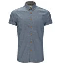 Jack & Jones Men's Duffle Shirt - Chambray Blue