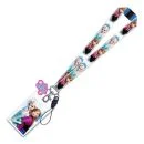 Disney Frozen Elsa and Anna Lanyard Key Chain with ID Holder