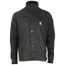 Crosshatch Vixxie Coated Jas voor Heren - Zwart