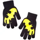 DC Comics Batman Gloves with Rubber Yellow Logo