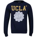 UCLA Men's Lauther Print Crew Neck Sweatshirt - Peacoat