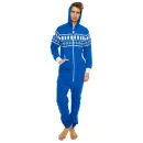 Doctor Who Tardis Fairisle Print Cotton Onesie - Blue - One Size