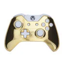 Xbox One Wireless Custom Controller - Chrome Gold - White Buttons