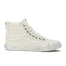 Vans Women's SK8-Hi Slim Zip Overwashed Hi-Top Trainers - Blanc de Blanc