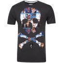 Amplified Men's Playboy Skull Nontage T-Shirt - Charcoal