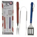 Cool Britannia 3 Piece BBQ Tool Set