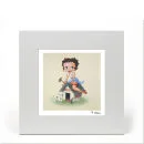 Betty Boop Fine Art Print - Dog House