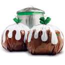 Weihnachtspudding Müllsäcke
