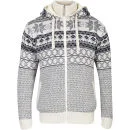 Brave Soul Men's Ethica Fairlise Zip Through Jumper - Barley