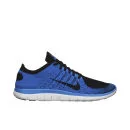 Nike Männer Free 4.0 Flyknit Natural Laufschuhe - Schwarz/Weiß