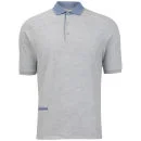 Boxfresh Kordes Chambray Poloshirt voor Heren met Kraag - Grijs