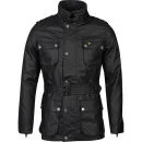 Le Breve Men's Falcon Belted Jacket - Black