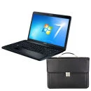 Toshiba Satellite Pro C660D-1FM 15.6-Inch Laptop with Thierry Mugler Designer Laptop Bag (Bundle)