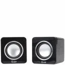 iLuv USB Stereo Speakers for PC and Laptop - Black