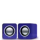 iLuv USB Stereo Speakers for PC and Laptop - Purple