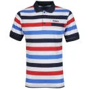 Kickers Men's Tarpon Polo - Navy/White/Red