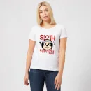 Sloth Running Team Women's T-Shirt - White