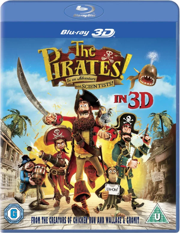 The Pirates! In an Adventure with Scientists 3D (Bevat UltraViolet Copy)