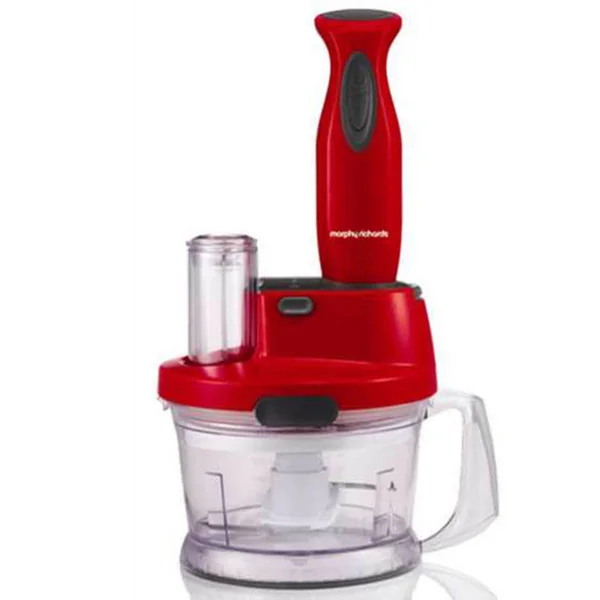 Morphy Richards Accents Hand Blender Work Centre - Red