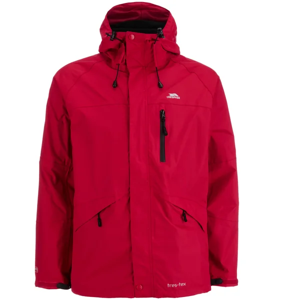 Trespass Men's Corvo Waterproof Jacket - Red