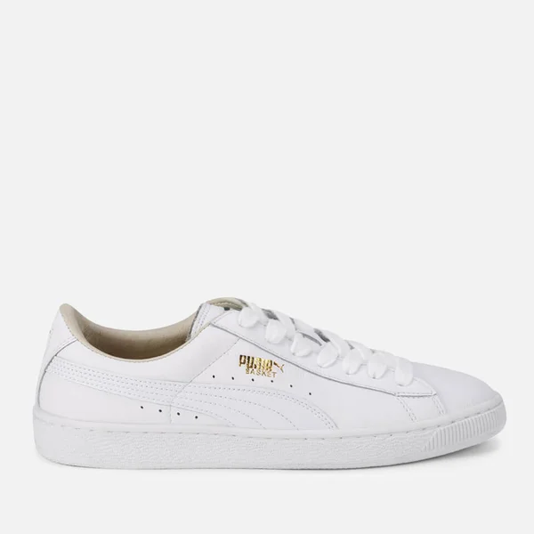 Puma Men's Basket Classic LFS Trainers - White/White