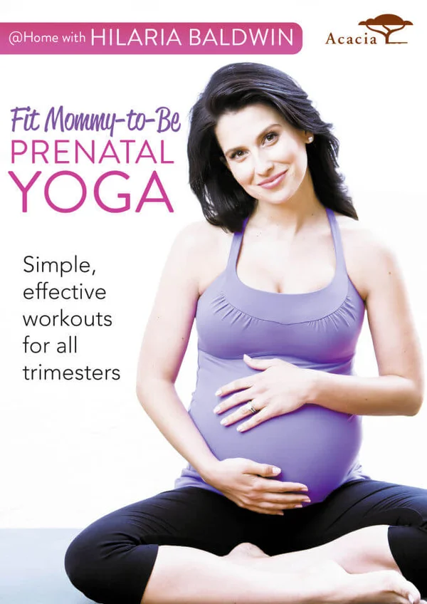 At Home with Hilaria Baldwin: Fit Mommy-to-Be Prenatal Yoga