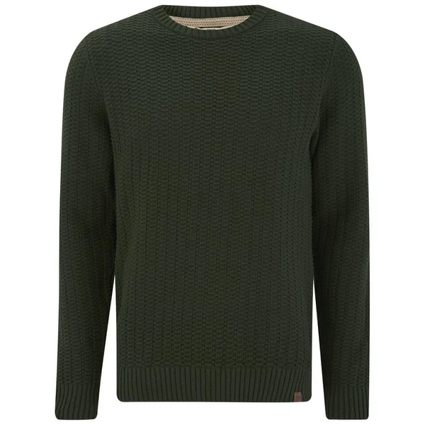 Tokyo Laundry Men's Jay Texture Jumper - Green