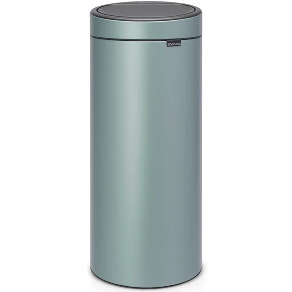 Brabantia 30 Litre Touch Bin - Metallic Mint