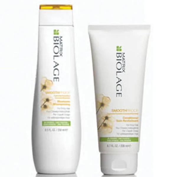 Shampoo e Condicionador SmoothProof da Matrix Biolage