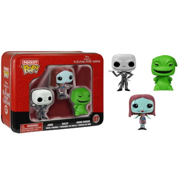 Disney Nightmare Before Christmas Pocket Mini Funko Pop! Figuren 3er Pack