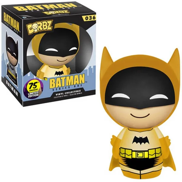 DC Comics Batman 75th Anniversary Yellow Rainbow Batman Dorbz 