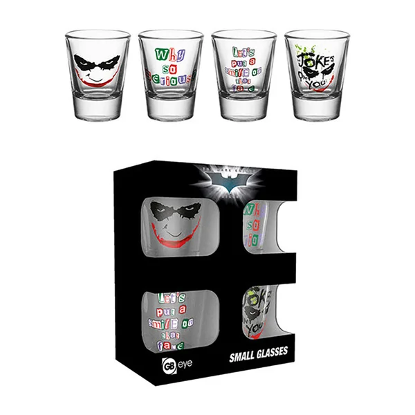 DC Comics Batman The Dark Knight Joker - Shot Glasses