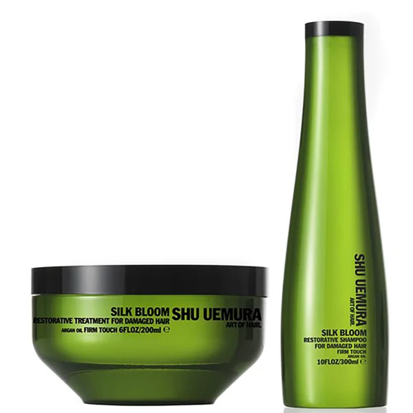 Shu Uemura Art of Hair Silk Bloom Shampoo (300 ml) og Treatment (200ml)