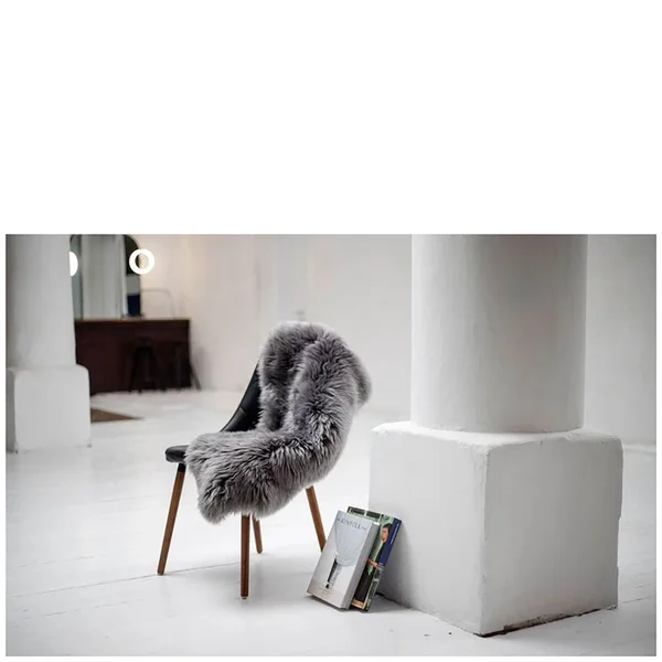 Native Natural Large Sheepskin Rug - Grey