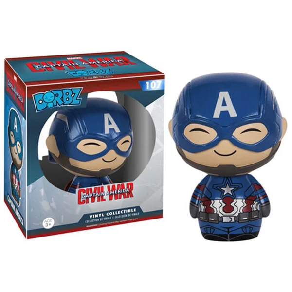 Marvel Captain America Civil War Captain America Dorbz Action Figure